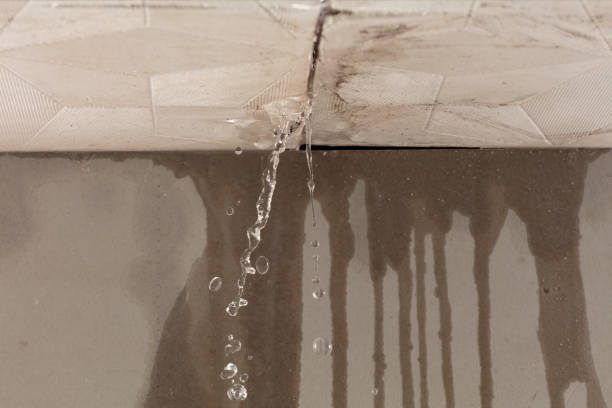 Professional Water Damage Restoration technician working in Sweetwater, TX